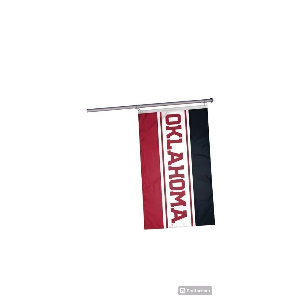 FOCO Oklahoma Sooners NCAA  Double Sided 3' x 5' FLAG -